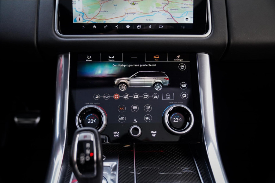 Land Rover Range Rover Sport 5.0 V8 SC SVR | Carbon Package | Kuipstoelen | 360 cam | HuD | Treeplanken | Stoelkoeling | Applecarp