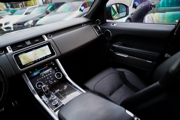 Land Rover Range Rover Sport 5.0 V8 SC SVR | Carbon Package | Kuipstoelen | 360 cam | HuD | Treeplanken | Stoelkoeling | Applecarp