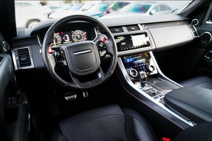 Land Rover Range Rover Sport 5.0 V8 SC SVR | Carbon Package | Kuipstoelen | 360 cam | HuD | Treeplanken | Stoelkoeling | Applecarp