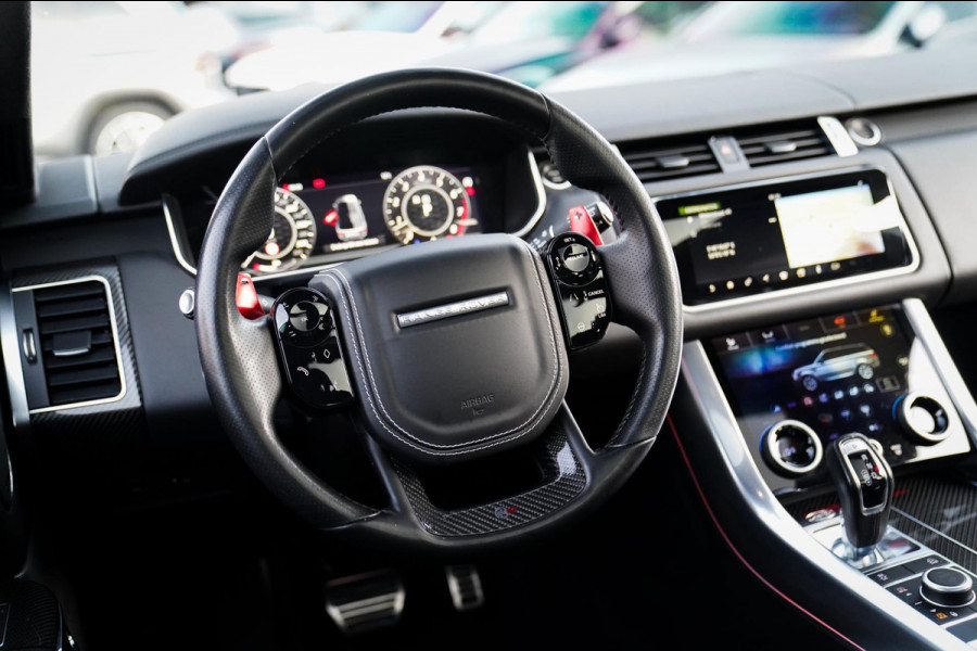 Land Rover Range Rover Sport 5.0 V8 SC SVR | Carbon Package | Kuipstoelen | 360 cam | HuD | Treeplanken | Stoelkoeling | Applecarp