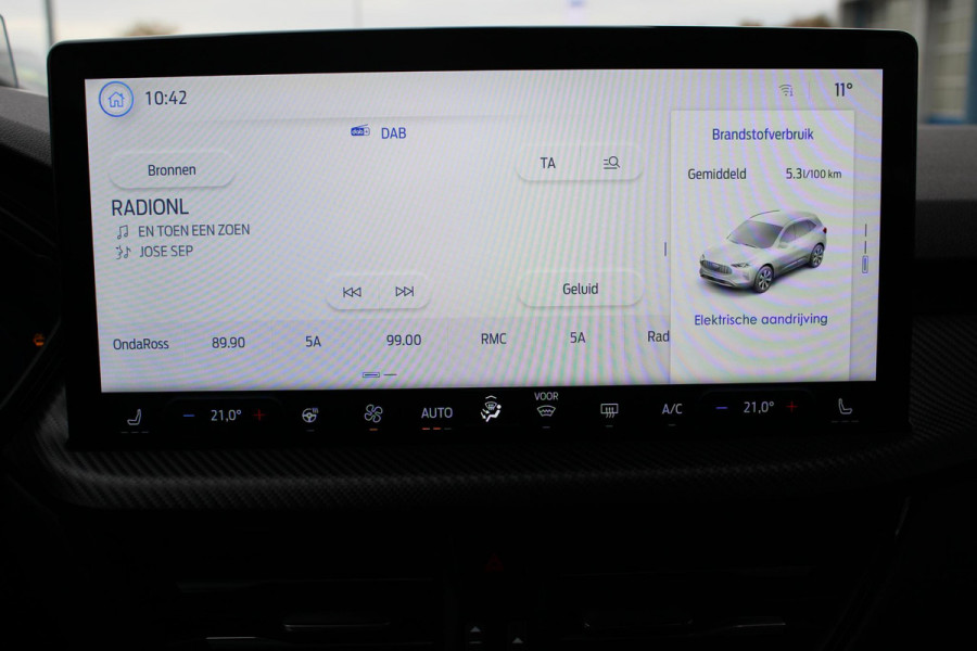 Ford Kuga 2.5 FHEV ST-Line 190pk | Full LED | Stoel + Stuurverwarming | Reservewiel | Cruise Control | Navigatie |