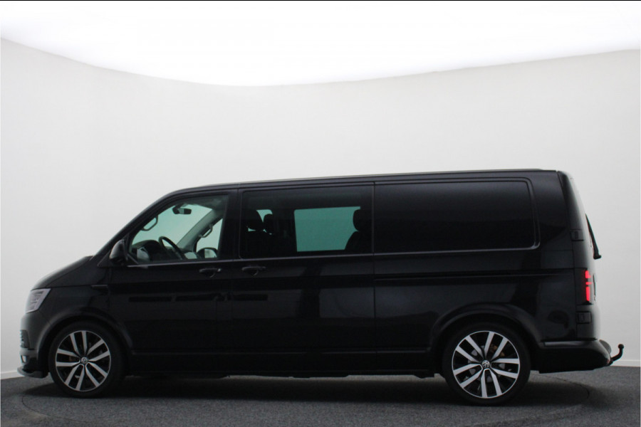 Volkswagen Transporter 2.0 TDI DSG L2H1 DC Highline 2x Schuifdeur, ACC, Apple Carplay, Bluetooth, LED, PDC, Trekhaak, 19''
