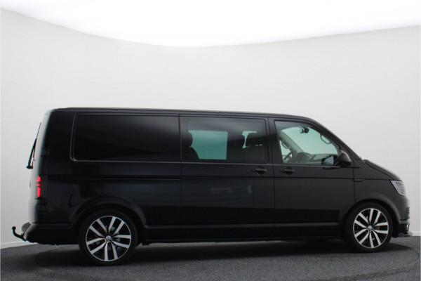 Volkswagen Transporter 2.0 TDI DSG L2H1 DC Highline 2x Schuifdeur, ACC, Apple Carplay, Bluetooth, LED, PDC, Trekhaak, 19''