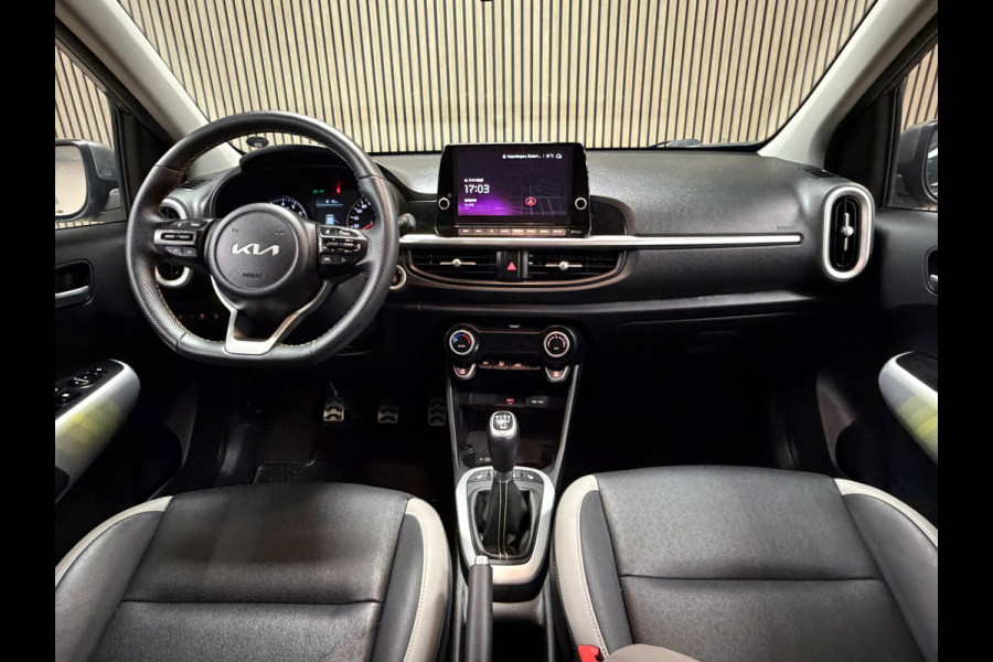Kia Picanto 1.0 T-GDi X-Line 5p NAVIGATIE CAMERA LEDER APPLE CARPLAY PDC CRUISE KEYLESS-GO STOEL/ STUURVERWARMING START/STOP