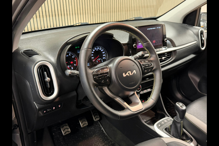 Kia Picanto 1.0 T-GDi X-Line 5p NAVIGATIE CAMERA LEDER APPLE CARPLAY PDC CRUISE KEYLESS-GO STOEL/ STUURVERWARMING START/STOP