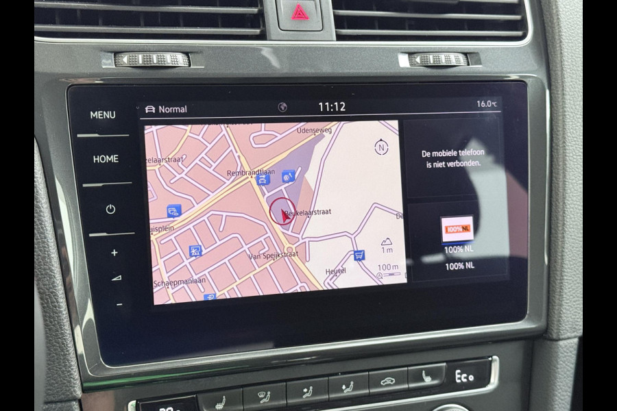 Volkswagen e-Golf e-Golf WARMTEPOMP| DODE HOEK| APPLE CARPLAY/ ANDROID AUTO| DIG. DASH | CAMERA| STOELVERW. |