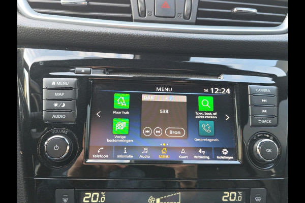 Nissan QASHQAI 1.3 DIG-T Tekna + | Pano | Volleder | 360 Camera | Bose | Elektrische stoelen met memorie |