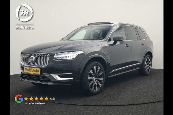Volvo XC90 T8 Twin Engine AWD Inscription 7 Persoons 394pk Plug In Hybrid Dealer O.H PHEV | Panodak | Adaptive Cruise | Luxe Lederen Comfortzetels Massage & Ventilatie | Head Up | 360 Camera | Harman Kardon | Blis | Apple Carplay | Navigatie |