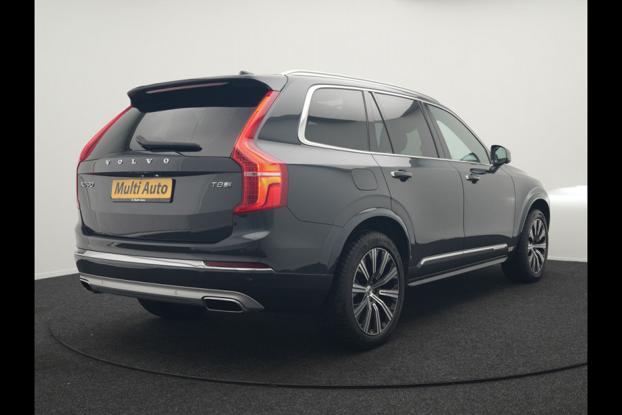 Volvo XC90 T8 Twin Engine AWD Inscription 7 Persoons 394pk Plug In Hybrid Dealer O.H PHEV | Panodak | Adaptive Cruise | Luxe Lederen Comfortzetels Massage & Ventilatie | Head Up | 360 Camera | Harman Kardon | Blis | Apple Carplay | Navigatie |