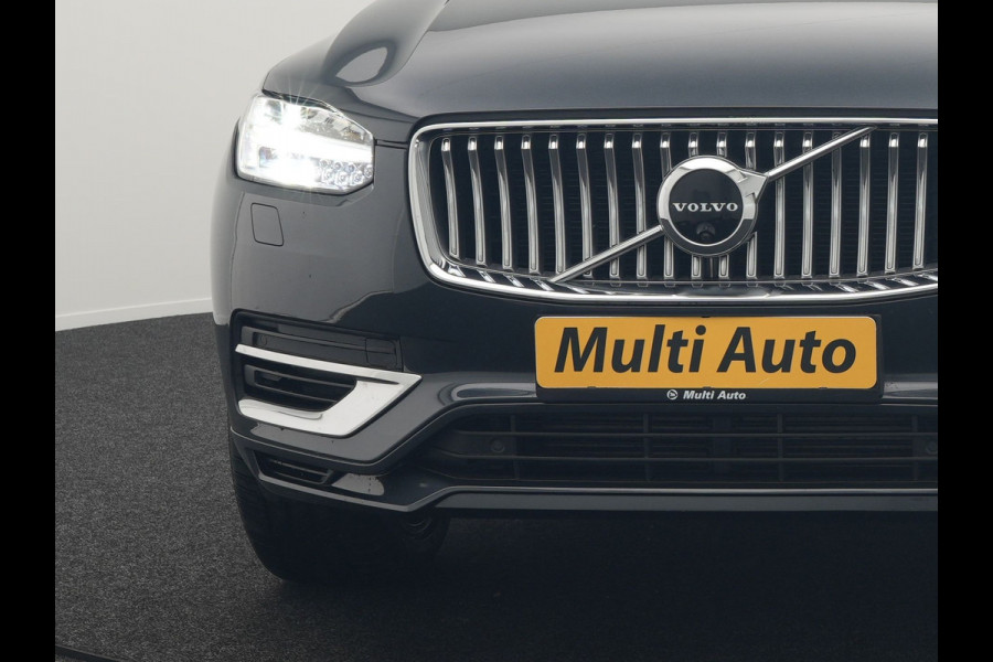 Volvo XC90 T8 Twin Engine AWD Inscription 7 Persoons 394pk Plug In Hybrid Dealer O.H PHEV | Panodak | Adaptive Cruise | Luxe Lederen Comfortzetels Massage & Ventilatie | Head Up | 360 Camera | Harman Kardon | Blis | Apple Carplay | Navigatie |