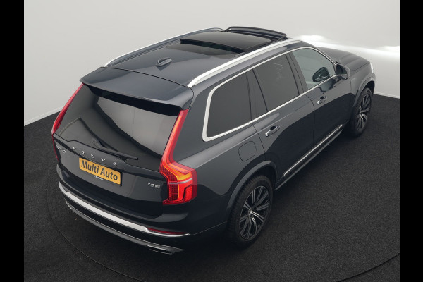 Volvo XC90 T8 Twin Engine AWD Inscription 7 Persoons 394pk Plug In Hybrid Dealer O.H PHEV | Panodak | Adaptive Cruise | Luxe Lederen Comfortzetels Massage & Ventilatie | Head Up | 360 Camera | Harman Kardon | Blis | Apple Carplay | Navigatie |