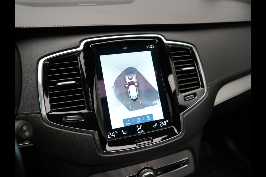 Volvo XC90 T8 Twin Engine AWD Inscription 7 Persoons 394pk Plug In Hybrid Dealer O.H PHEV | Panodak | Adaptive Cruise | Luxe Lederen Comfortzetels Massage & Ventilatie | Head Up | 360 Camera | Harman Kardon | Blis | Apple Carplay | Navigatie |