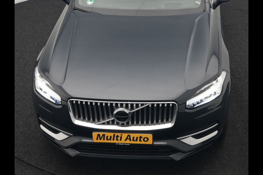 Volvo XC90 T8 Twin Engine AWD Inscription 7 Persoons 394pk Plug In Hybrid Dealer O.H PHEV | Panodak | Adaptive Cruise | Luxe Lederen Comfortzetels Massage & Ventilatie | Head Up | 360 Camera | Harman Kardon | Blis | Apple Carplay | Navigatie |