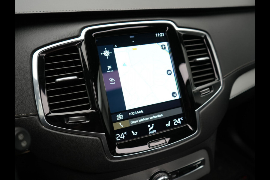 Volvo XC90 T8 Twin Engine AWD Inscription 7 Persoons 394pk Plug In Hybrid Dealer O.H PHEV | Panodak | Adaptive Cruise | Luxe Lederen Comfortzetels Massage & Ventilatie | Head Up | 360 Camera | Harman Kardon | Blis | Apple Carplay | Navigatie |