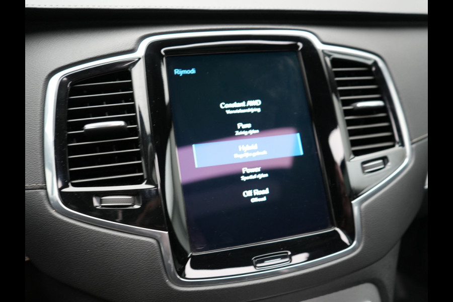 Volvo XC90 T8 Twin Engine AWD Inscription 7 Persoons 394pk Plug In Hybrid Dealer O.H PHEV | Panodak | Adaptive Cruise | Luxe Lederen Comfortzetels Massage & Ventilatie | Head Up | 360 Camera | Harman Kardon | Blis | Apple Carplay | Navigatie |