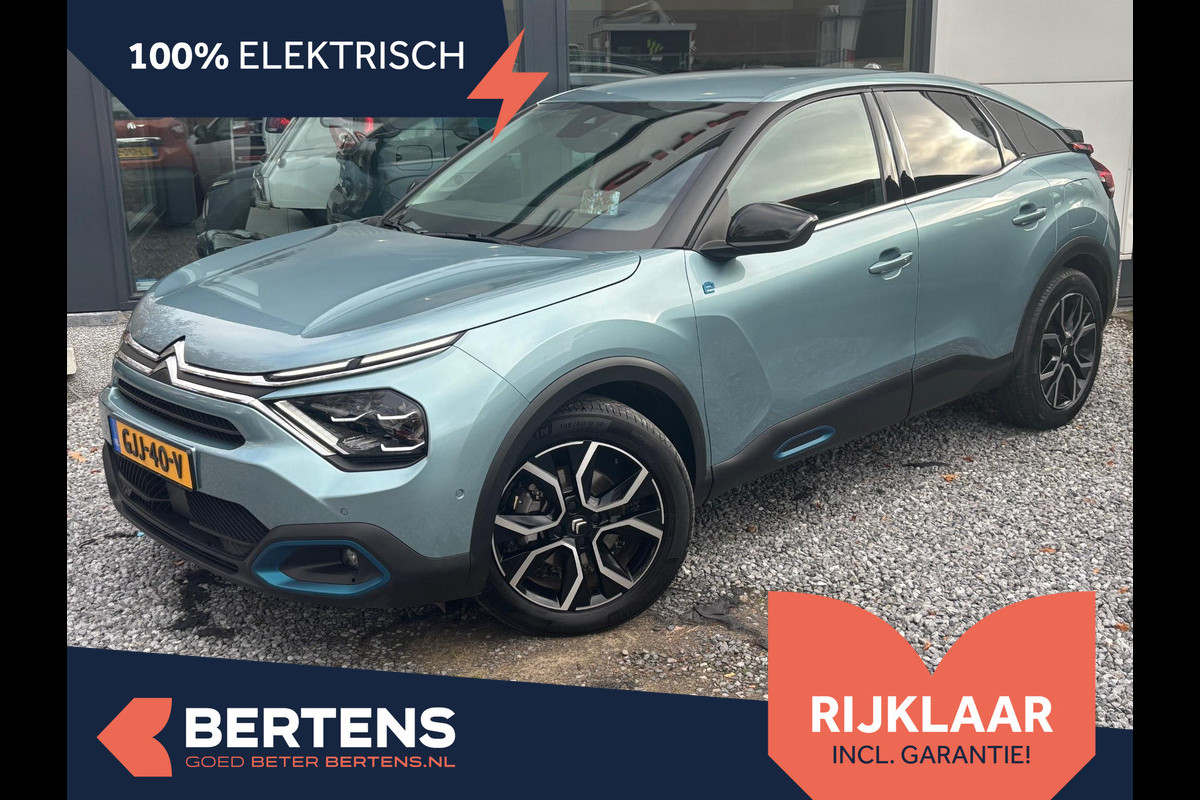 Citroën Ë-C4 Shine 50 kWh | Zeer compleet! | Winterpakket | Prijs is rijklaar incl 12 maanden BOVAG garantie! |