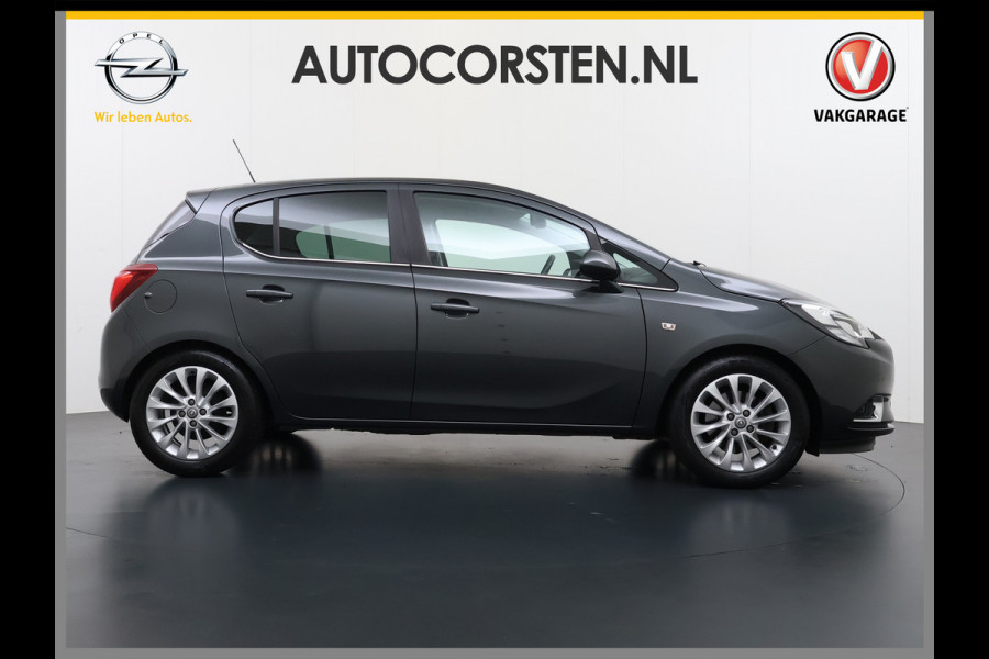 Opel Corsa Turbo 90pk 5d Innovation Bi-Xenon Camera PDC Trekhaak ECC 1/2 Leer Volledig Dealer onderhouden! laatste beurt bij 111.000km Priv.Glass