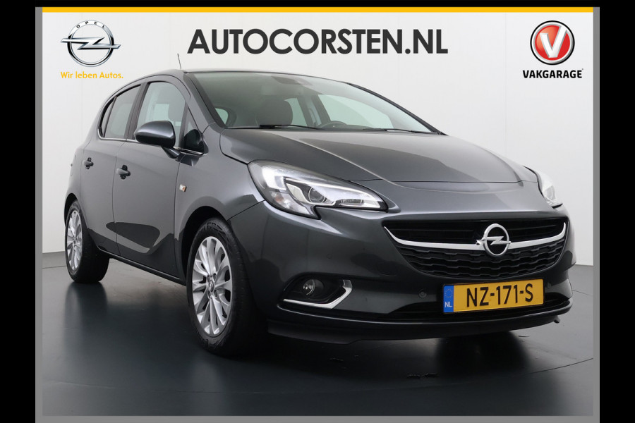 Opel Corsa Turbo 90pk 5d Innovation Bi-Xenon Camera PDC Trekhaak ECC 1/2 Leer Volledig Dealer onderhouden! laatste beurt bij 111.000km Priv.Glass