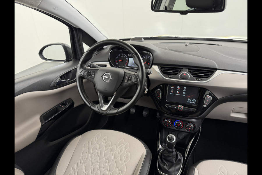 Opel Corsa Turbo 90pk 5d Innovation Bi-Xenon Camera PDC Trekhaak ECC 1/2 Leer Volledig Dealer onderhouden! laatste beurt bij 111.000km Priv.Glass