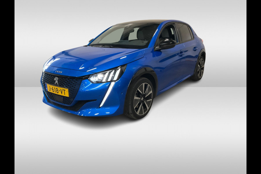 Peugeot e-208 EV GT 350 50 kWh Panoramadak / Camera / Virtual Cockpit / Half leder / Navigatie / Keyless / Cruise Control / Dodehoek detectie