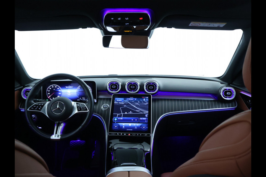Mercedes-Benz C-Klasse Estate 300 e AMG Plug-In Hybride Panorama Schuif-Kanteldak | Trekhaak | Digital Light | 360° camera | Easy Pack Achterklep | Apple CarPlay. Inclusief 24 maanden MB Certified garantie voor Europa.