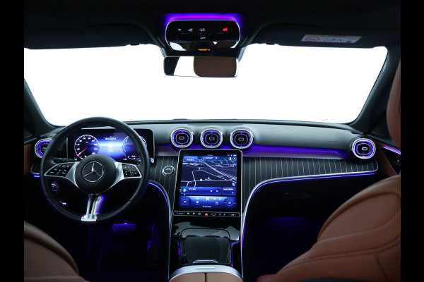 Mercedes-Benz C-Klasse Estate 300 e AMG Plug-In Hybride Panorama Schuif-Kanteldak | Trekhaak | Digital Light | 360° camera | Easy Pack Achterklep | Apple CarPlay. Inclusief 24 maanden MB Certified garantie voor Europa.