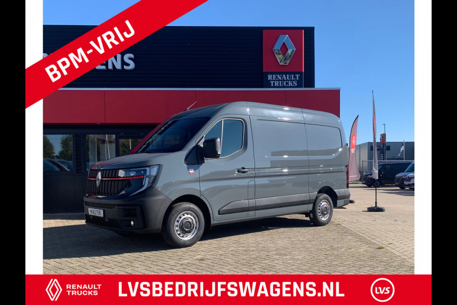 Renault Master T35 2.0 dCi 150 PK L2H2 Multimedia met Google services, Dubbele schuifdeur, Camera, Trekhaak, Apple carplay, Verwarmde voorruit.