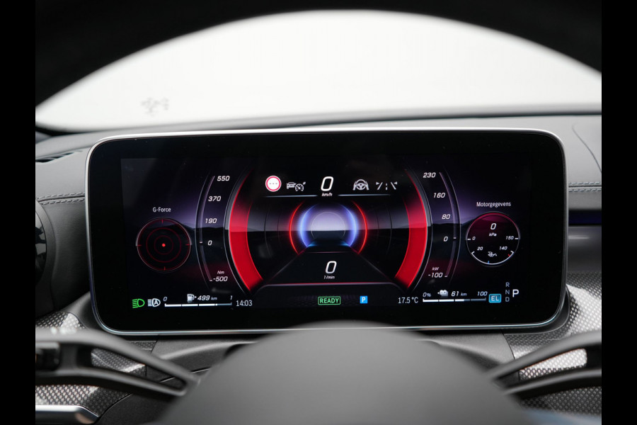 Mercedes-Benz C-Klasse Estate 300 e AMG Line Plug In Hybrid 313pk Dealer O.H PHEV | Trekhaak af Fabriek | Adaptive Cruise | 360 Camera | Digital LED | Burmester Soundsystem | Alcantara Sportstoelen Verwarmd | Sfeerverlichting | Keyless |