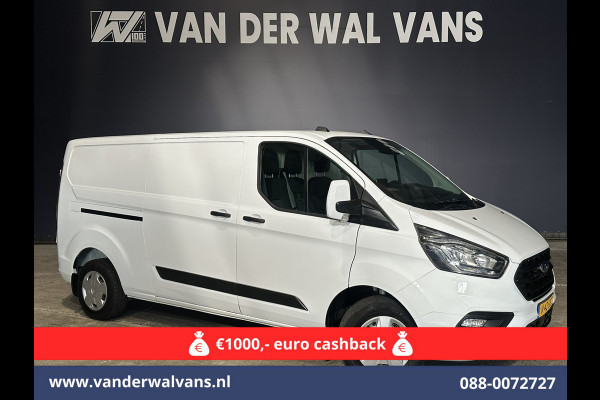 Ford Transit Custom 2.0 TDCI L2H1 Euro6 Airco | Apple Carplay | Camera | Cruisecontrol | LED Parkeersensoren, Android Auto, Bijrijdersbank, Verwarmde voorruit, 2800kg trekvermogen