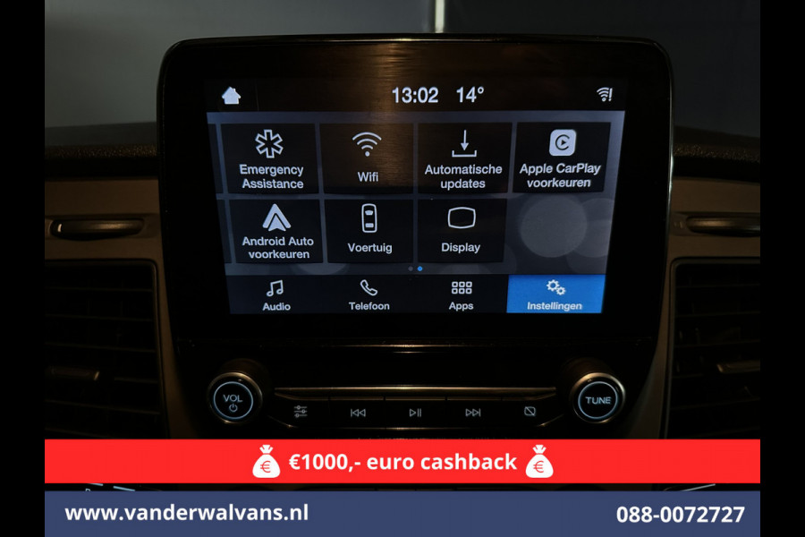 Ford Transit Custom 2.0 TDCI L2H1 Euro6 Airco | Apple Carplay | Camera | Cruisecontrol | LED Parkeersensoren, Android Auto, Bijrijdersbank, Verwarmde voorruit, 2800kg trekvermogen