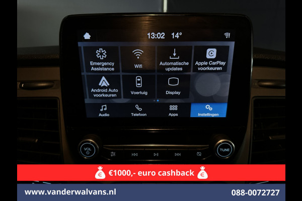 Ford Transit Custom 2.0 TDCI L2H1 Euro6 Airco | Apple Carplay | Camera | Cruisecontrol | LED Parkeersensoren, Android Auto, Bijrijdersbank, Verwarmde voorruit, 2800kg trekvermogen