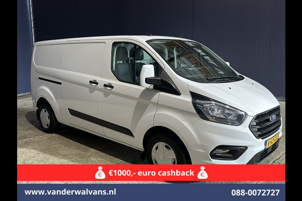 Ford Transit Custom 2.0 TDCI L2H1 Euro6 Airco | Apple Carplay | Camera | Cruisecontrol | LED Parkeersensoren, Android Auto, Bijrijdersbank, Verwarmde voorruit, 2800kg trekvermogen