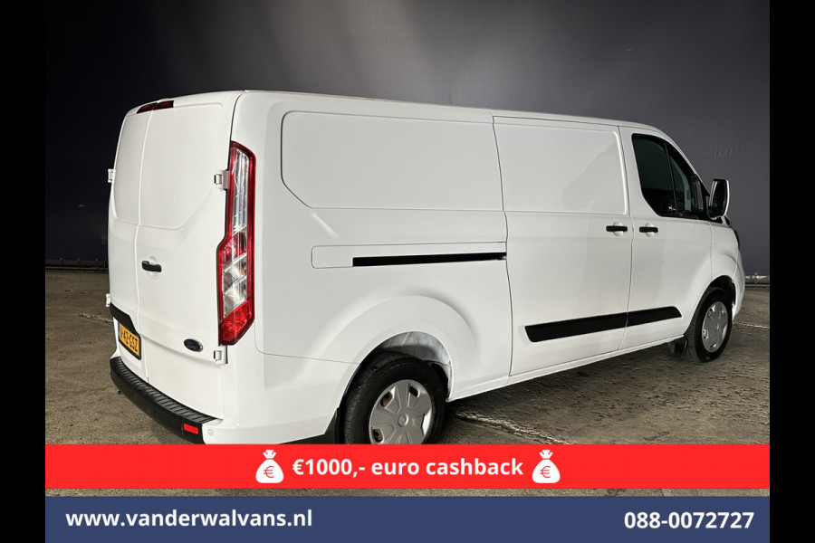 Ford Transit Custom 2.0 TDCI L2H1 Euro6 Airco | Apple Carplay | Camera | Cruisecontrol | LED Parkeersensoren, Android Auto, Bijrijdersbank, Verwarmde voorruit, 2800kg trekvermogen