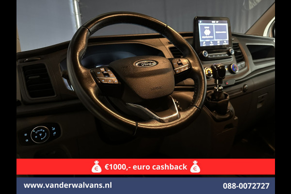 Ford Transit Custom 2.0 TDCI L2H1 Euro6 Airco | Apple Carplay | Camera | Cruisecontrol | LED Parkeersensoren, Android Auto, Bijrijdersbank, Verwarmde voorruit, 2800kg trekvermogen