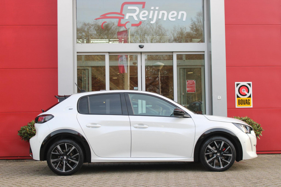 Peugeot 208 1.2 130PK AUTOMAAT GT PACK | BLACK PACK | PANORAMA DAK | ALCANTARA BEKLEDING | ACHTERUITRIJ CAMERA | ADAPTIVE CRUISE CONTROL | FULL LED KOPLAMPEN | 3-D INSTRUMENTENPANEEL | STOEL VERWARMING | 17" LICHTMETALEN VELGEN | ALL SEASON BANDEN | DODEHOEK DETECTIE | NAVIGATIE | APPLE CARPLAY/ANDROID AUTO | DAB+ RADIO |