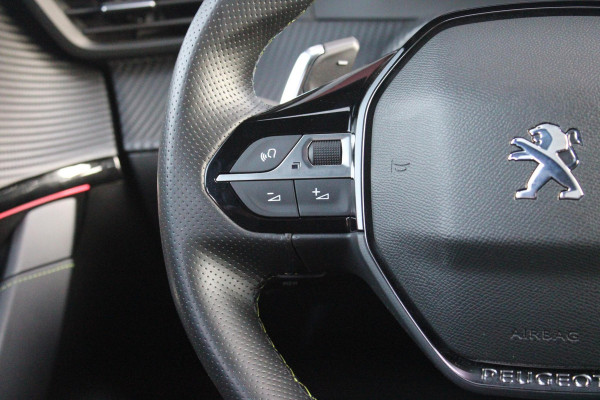 Peugeot 208 1.2 130PK AUTOMAAT GT PACK | BLACK PACK | PANORAMA DAK | ALCANTARA BEKLEDING | ACHTERUITRIJ CAMERA | ADAPTIVE CRUISE CONTROL | FULL LED KOPLAMPEN | 3-D INSTRUMENTENPANEEL | STOEL VERWARMING | 17" LICHTMETALEN VELGEN | ALL SEASON BANDEN | DODEHOEK DETECTIE | NAVIGATIE | APPLE CARPLAY/ANDROID AUTO | DAB+ RADIO |
