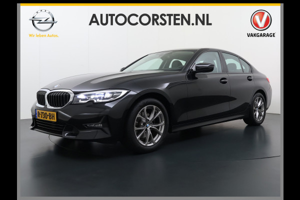BMW 3-serie 320i 2.0T 184pk AUT-8 Navi-Pro Apple Carplay Android Bordherk. Sport Line Shadow-Line Sportstoel+ 1/2 Leer PDC-a+v Teleservice D HiFi+9speakers Drive-Assist LED Connected-Services LED Live Cockpit Pro Active guard DAB WiFi 1600kg trekvermogen