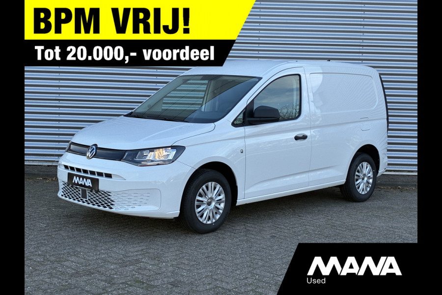 Volkswagen Caddy 2.0TDI / 102PK / Candy White / Airco / Meegespoten bumpers