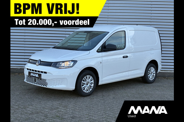 Volkswagen Caddy 2.0TDI / 102PK / Candy White / Airco / Meegespoten bumpers