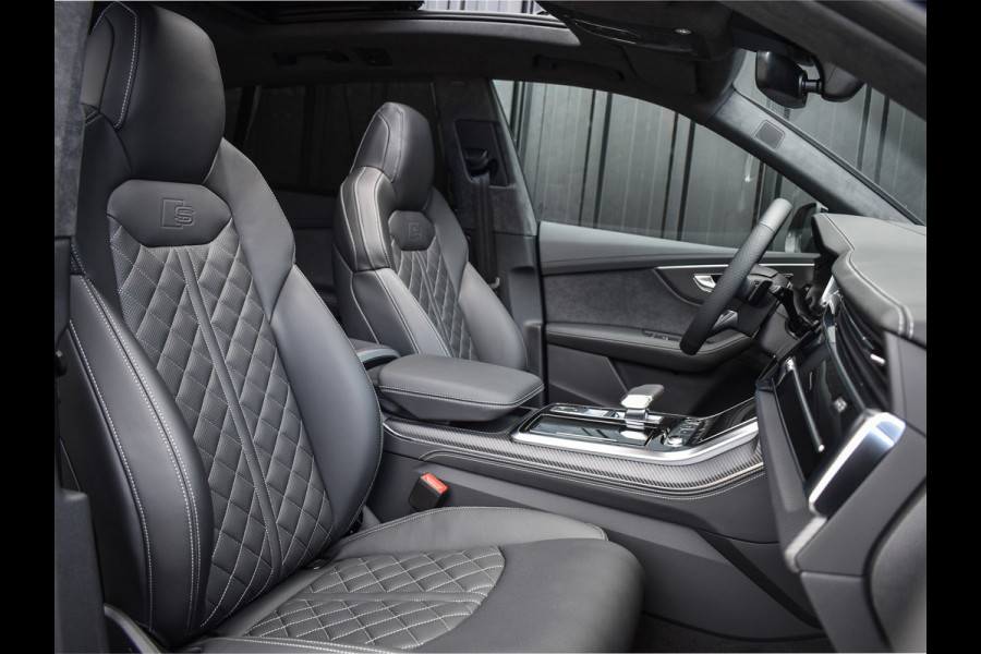 Audi Q8 60 TFSI e QUATTRO PRO LINE S COMPETITION | PANORAMADAK | 4 WIEL BESTURING | ALCANTARA HEMEL | AMBIANCE VERLICHTING | STOELMASSAG