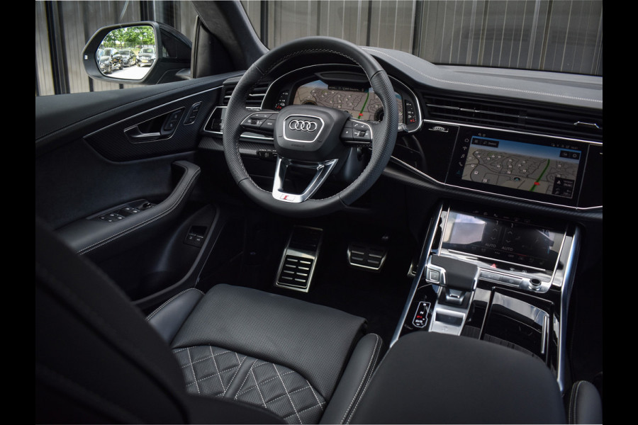 Audi Q8 60 TFSI e QUATTRO PRO LINE S COMPETITION | PANORAMADAK | 4 WIEL BESTURING | ALCANTARA HEMEL | AMBIANCE VERLICHTING | STOELMASSAG