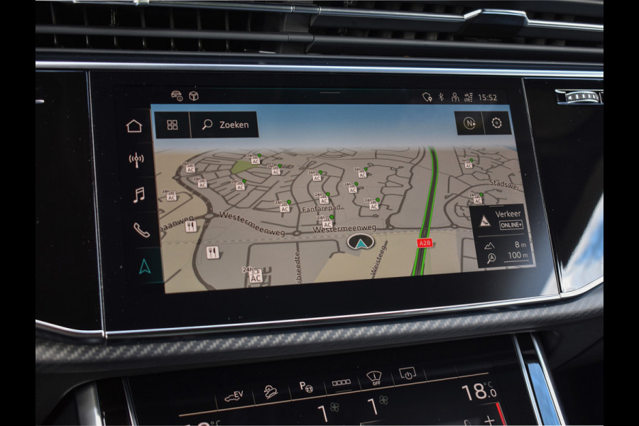 Audi Q8 60 TFSI e QUATTRO PRO LINE S COMPETITION | PANORAMADAK | 4 WIEL BESTURING | ALCANTARA HEMEL | AMBIANCE VERLICHTING | STOELMASSAG