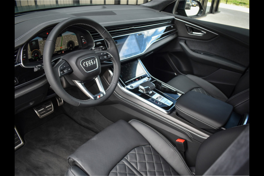 Audi Q8 60 TFSI e QUATTRO PRO LINE S COMPETITION | PANORAMADAK | 4 WIEL BESTURING | ALCANTARA HEMEL | AMBIANCE VERLICHTING | STOELMASSAG