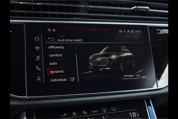 Audi Q8 60 TFSI e QUATTRO PRO LINE S COMPETITION | PANORAMADAK | 4 WIEL BESTURING | ALCANTARA HEMEL | AMBIANCE VERLICHTING | STOELMASSAG