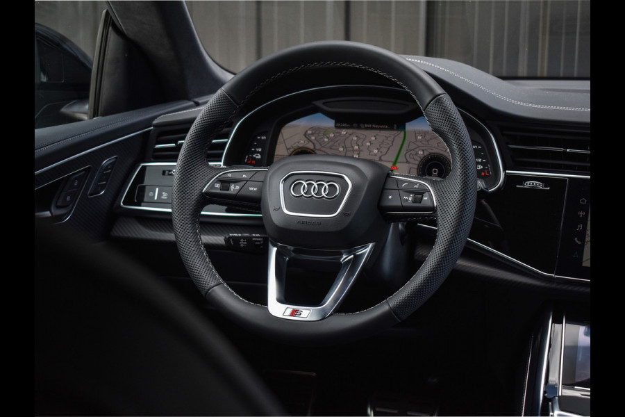 Audi Q8 60 TFSI e QUATTRO PRO LINE S COMPETITION | PANORAMADAK | 4 WIEL BESTURING | ALCANTARA HEMEL | AMBIANCE VERLICHTING | STOELMASSAG