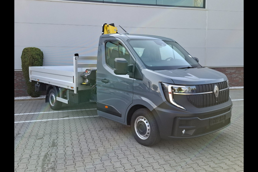 Renault Master 2.0 dCi 170pk L3 Open Laadbak met Hydraulische Kraan