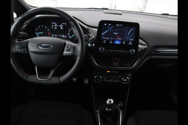Ford Fiesta 1.0 EcoBoost ST-Line | Panoramadak | Camera | Carplay | Full LED | Verwarmde voorruit | Navigatie | Climate control | Cruise control | Parkeerhulp | Bluetooth