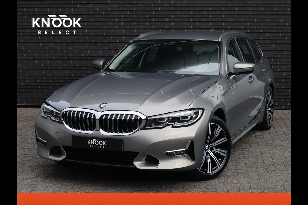BMW 3 Serie Touring 318i Executive Luxury Line Automaat / Live Cockpit Professional / Trekhaak / Elektrisch Verstelbare Sportstoelen / LED / 18 Inch / Leder / Hifi / Chrome Line / DAB / Parkeersensoren voor+achter
