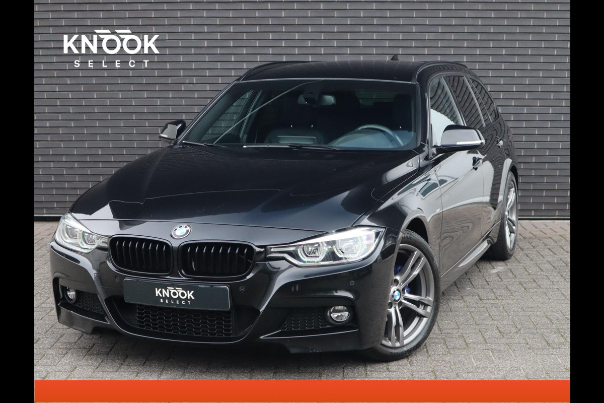 BMW 3 Serie Touring 320i High Executive M Sport Pakket Automaat / Navigatiesysteem Professional / Leder / Hifi / LED / Stoelverwarming / Climate Control / 18 Inch / Shadow Line / Extra Getint Glas / Parkeersensoren
