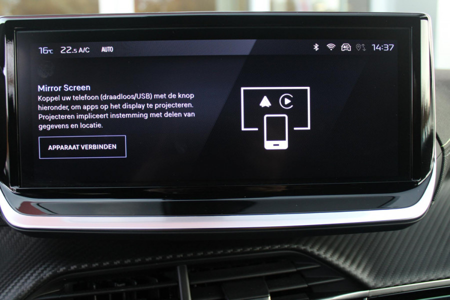 Peugeot 208 1.2 100PK GT | DRAADLOZE APPLE CARPLAY/ANDROID AUTO | 17" LICHTMETALEN VELGEN | DRAADLOZE TELEFOONLADER | ACHTERUITRIJ CAMERA | CRUISE CONTROL | FULL LED KOPLAMPEN | KEYLESS ENTRY/START | CLIMATE CONTROL | PARKEERSENSOREN VOOR EN ACHTER | GETINTE ACHETRRUITEN |